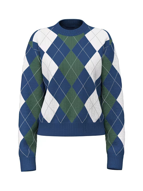 MAGLIA GUESS GRACIE ARGYLE W6BR48 Z1447