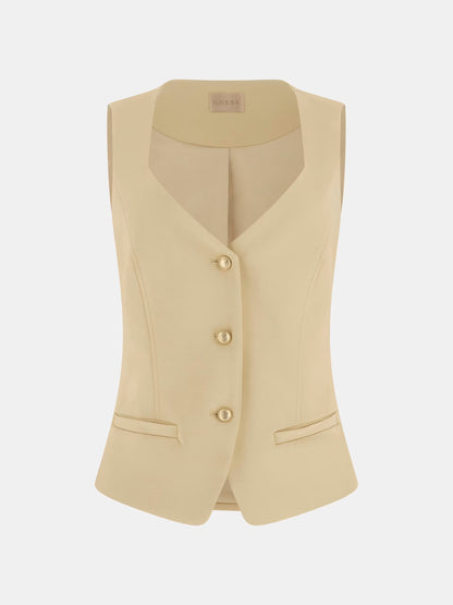 Guess W6GH49W1895 Gilet in twill