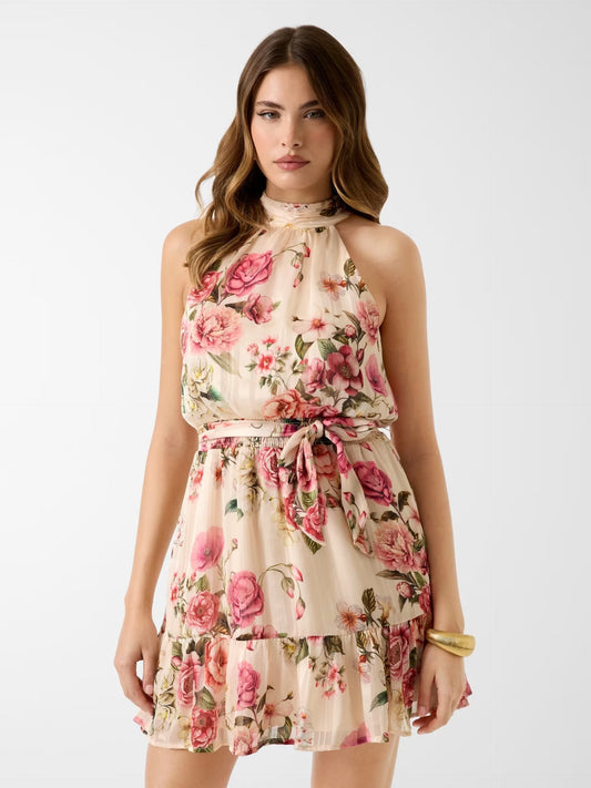 Guess W6GKAEW2555 Abito mini stampato