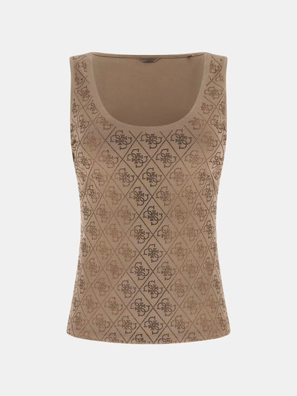 Guess W6GP10K2932 Canotta con logo