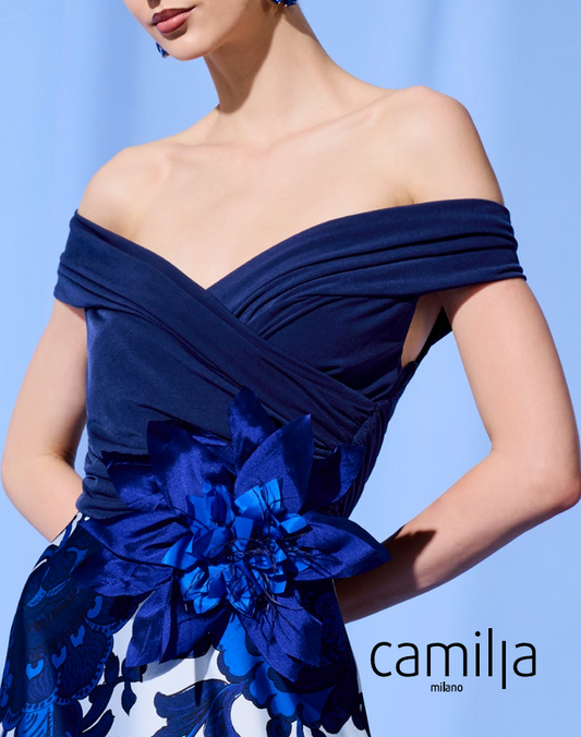 Camilla Art. A928 Abito Lungo con corpetto variante unica