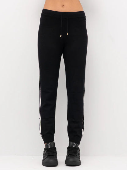 PANTALONE LIU JO TF5029MS49I COLORE NERO\BIANCOLATTE