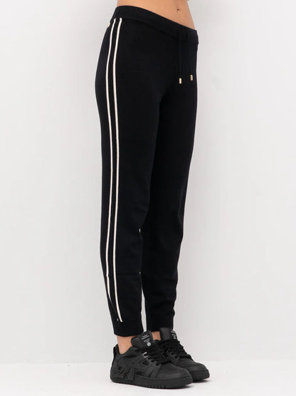 PANTALONE LIU JO TF5029MS49I COLORE NERO\BIANCOLATTE