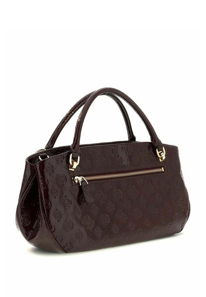 Guess CARMELLA GIRLFRIEND SATCHEL -Borsa a mano - burgundy logo