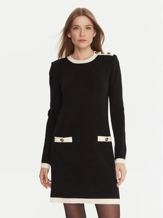 Gaudi Vestito di maglia 521FD13009 Nero Regular Fit