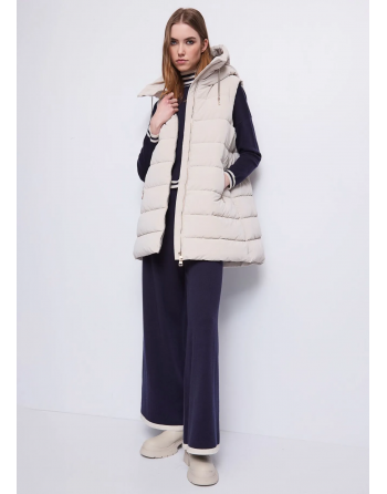 Gilet GAUDI DONNA con cappuccio e coulisse a catena 521bd35008