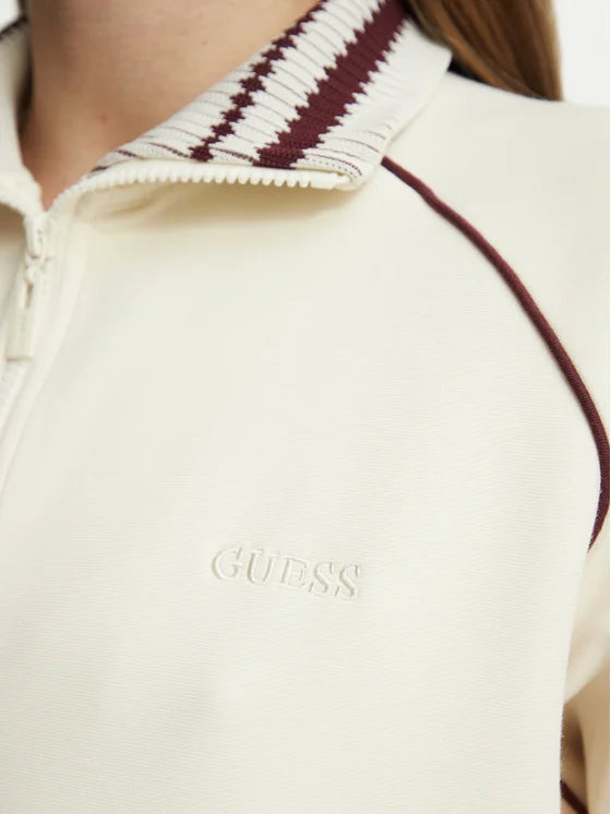 Guess Felpa V6BQ04 K6263 Crema Regular Fit