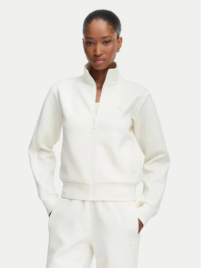 Guess Felpa V6YQ12K4297 Crema Regular Fit