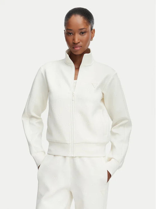 Guess Felpa V6YQ12K4297 Crema Regular Fit