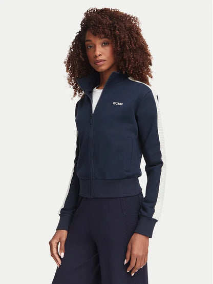 Guess Felpa V6YQ26 K5140 Blu scuro Regular Fit