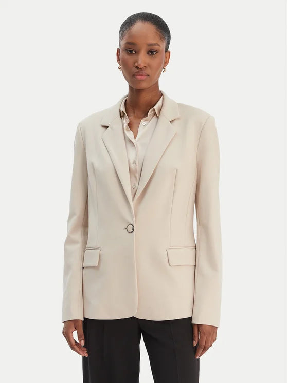 Guess Giacca da abito W6RN54 KCMU2 Beige Regular Fit