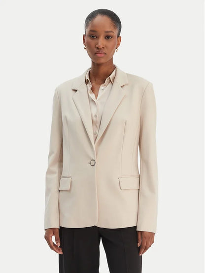 Guess Giacca da abito W6RN54 KCMU2 Beige Regular Fit