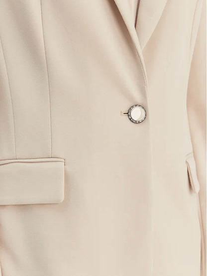 Guess Giacca da abito W6RN54 KCMU2 Beige Regular Fit