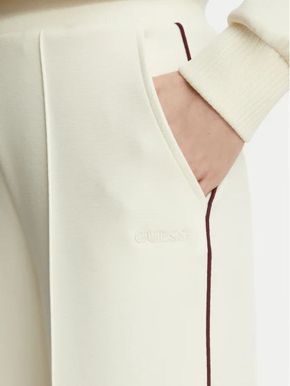 Guess Pantaloni da tuta V6BB05 K6265 Crema Regular Fit