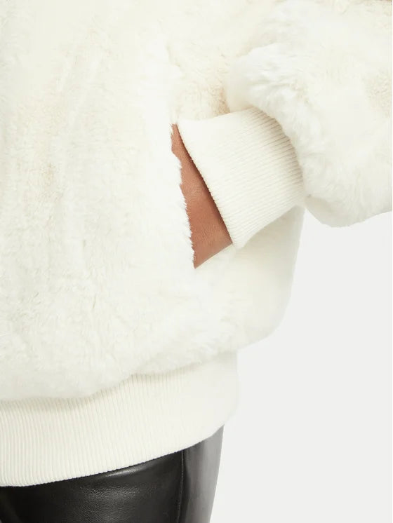 Guess Pelliccia W6BL98 W5896 Crema Regular Fit