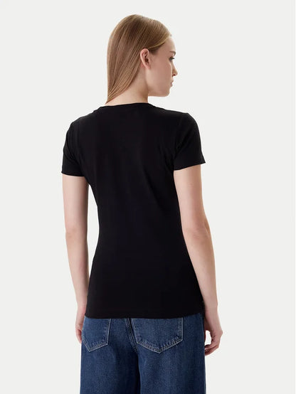 Guess T-shirt W6RI35 J1314 Nero Slim Fit