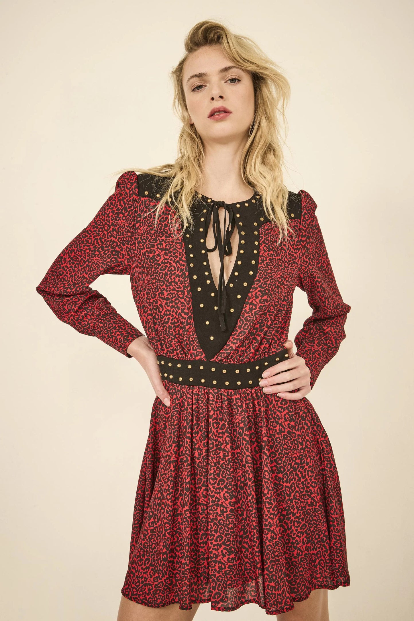 Abito con stampa logata - art. 521DD15013 - Denny Rose Autunno Inverno 2025/26