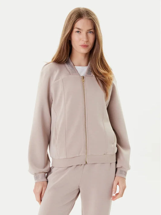 Liu Jo Felpa TF5090 J4616 Beige Regular Fit