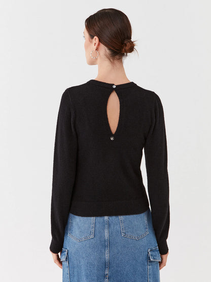LIU JO Sweater CF3210 MA95N Black Regular Fit