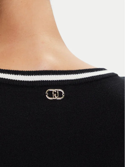 Liu Jo Sport Maglione TF5209 MS49I Nero Regular Fit