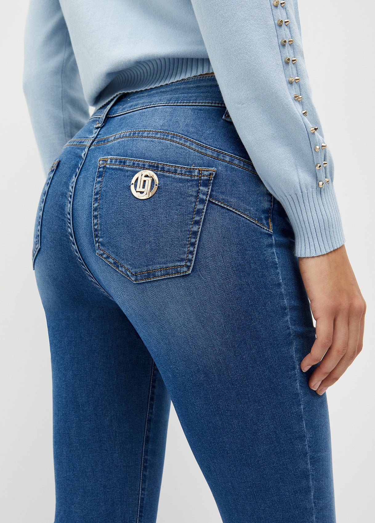 Jeans with studs Liu Jo TA3206D4655