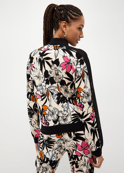 Floral sweatshirt with zip TA3067J6182R9959