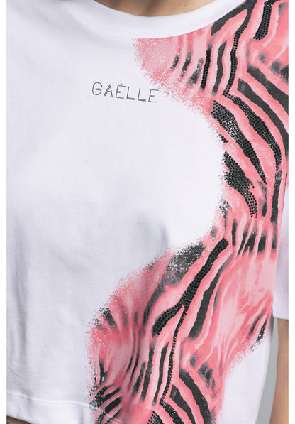 T-shirt in cotone corta Gaelle GBDP17071