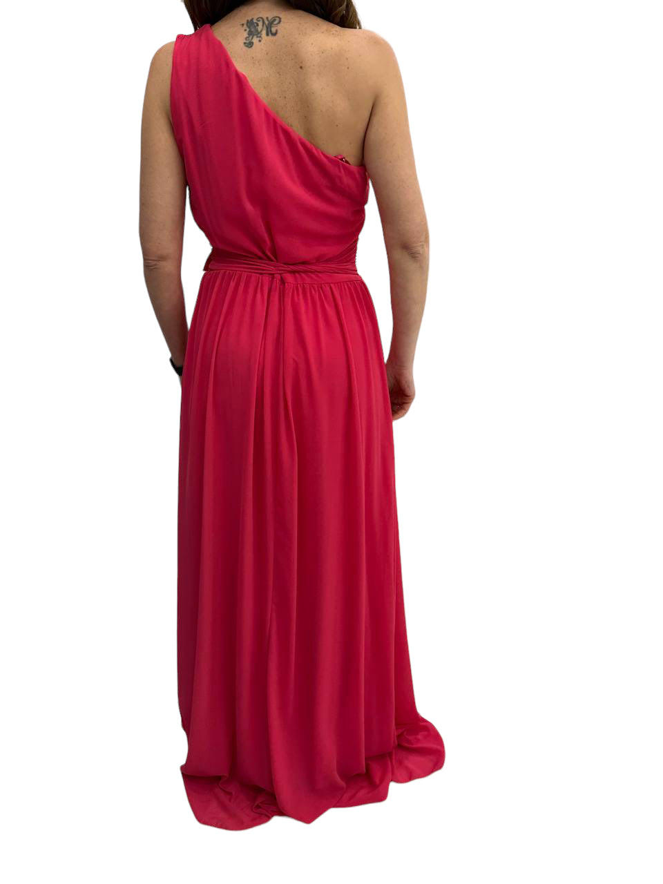 Renaissance one-shoulder dress CFC0110716003