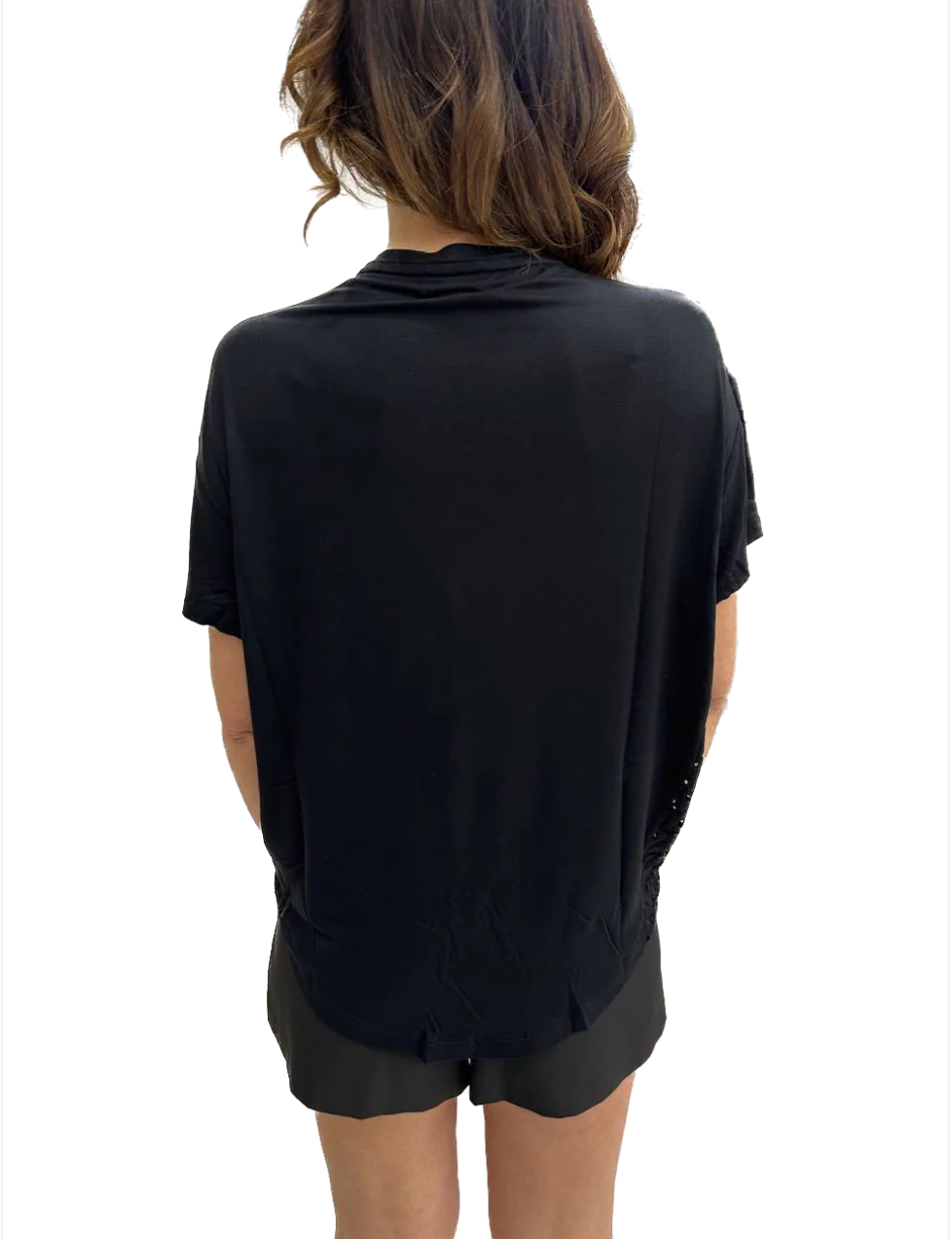 T-shirt con inserti di pizzo laterali Liu Jo TA3187J699822222