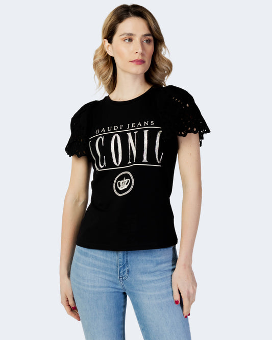 Gaudì Jeans T-shirt with Black logo print