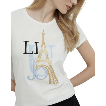 Eco-sustainable Liu Jo T-shirt in cotton TA3088JS003