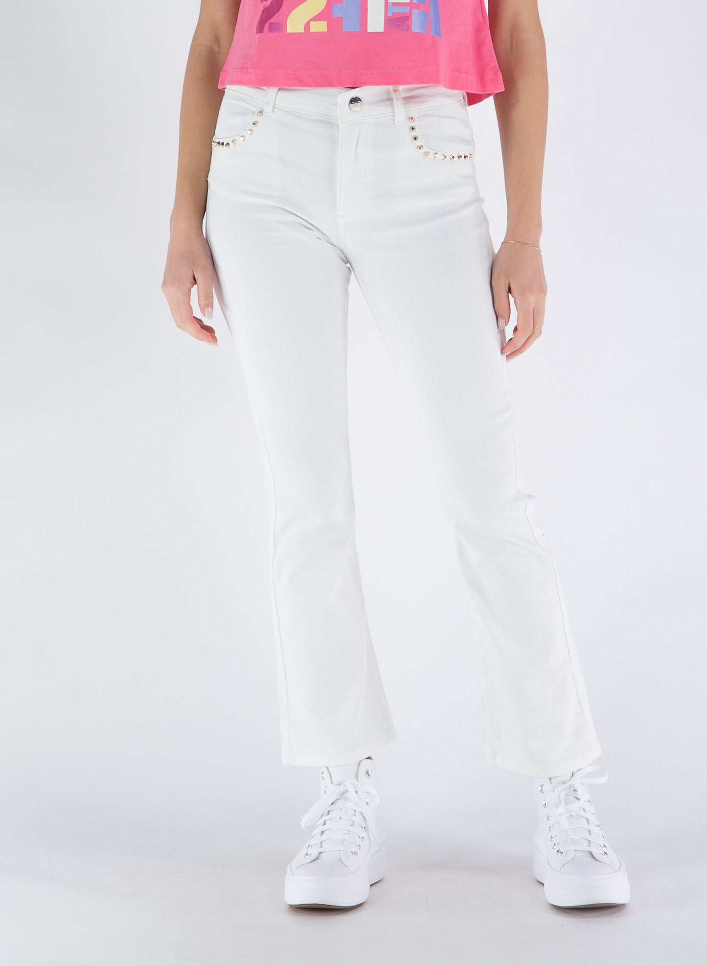 Jeans with studs Liu Jo TA3206D4655