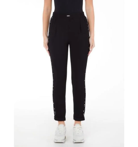 Shuttle trousers with Liu Jo macramé profile TA3253TS42322222